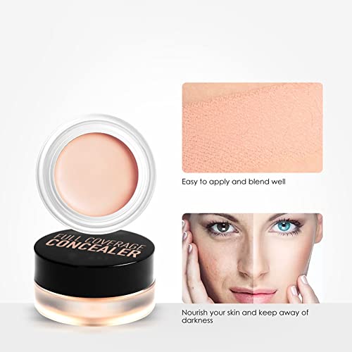 Semme Full Coverage Concealer Dark Circles Creamy Spot Correcting Concealer(#1)