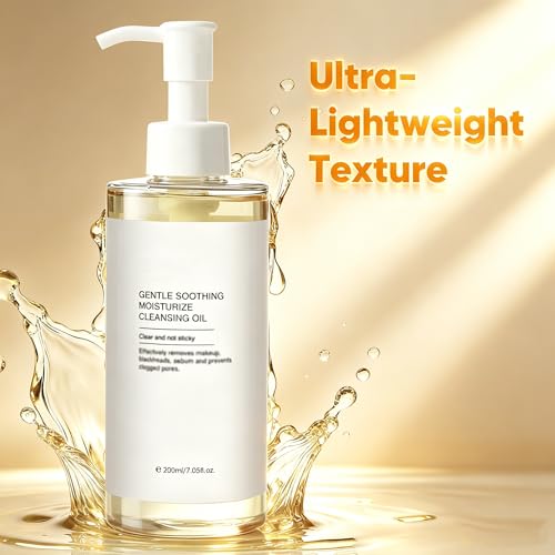 Gihen Gentle Cleansing Oil - Makeup Remover & Pore Cleanser, 7.05 Fl Oz
