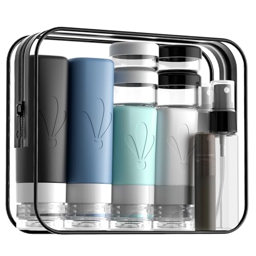 17-Pack TSA Approved Travel Bottles Set - Leak Proof 3oz & 2oz