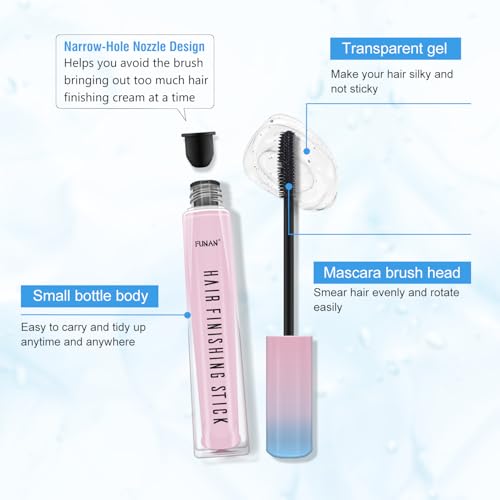 Hair Finishing Stick for Flyaways - Tame Frizz & Smooth Broken Hairs (3 Pack)