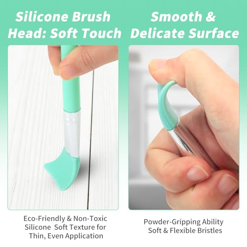 7-Piece Silicone Brush Set for UV Resin & Makeup