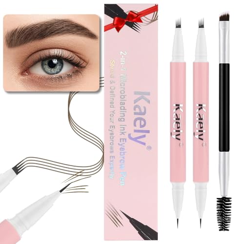 evpct Dual-Ended Microblading Eyebrow Pen - 2Pc Set