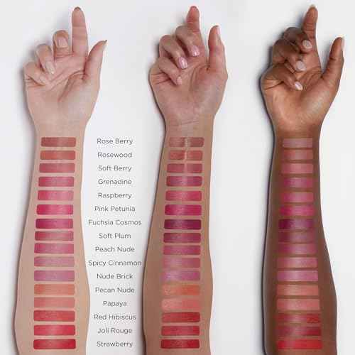 Clarins Joli Rouge Lipstick | Long Lasting, Satin Finish | Hydrating, Nourishing and Lightweight | All Skin Types | 0.1 Ounces