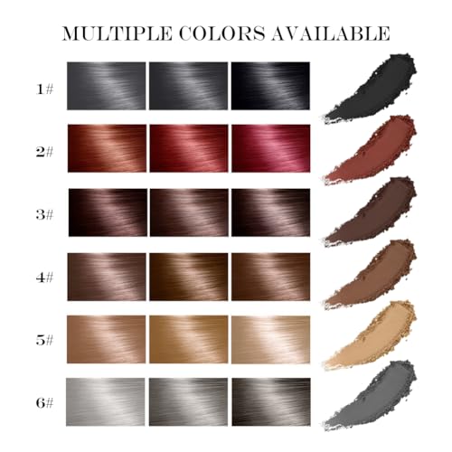 Invisible Hairline Powder - Natural Look Hair Fibers for Thinning Hair - Black, Large Pack of 1