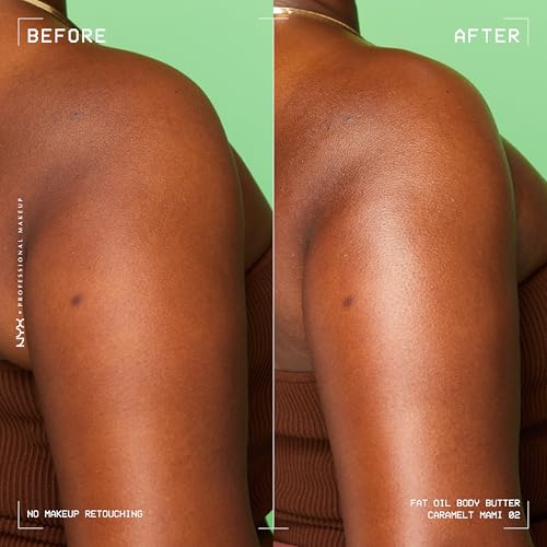 NYX Fat Oil Body Butter - Caramel Scented 24HR Hydration