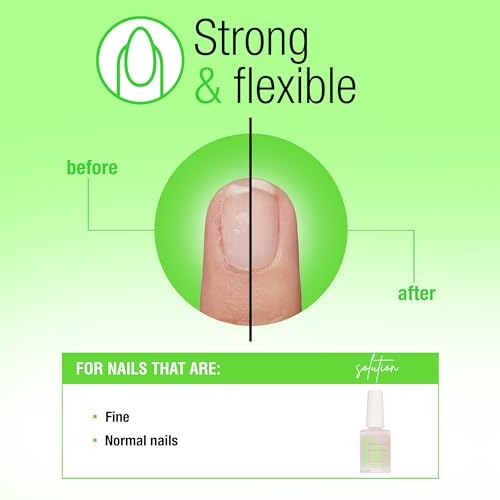 Nail Tek Ridge Filler Formula 1 - Smoothing Nail Strengthener Base Coat, 0.5 fl oz