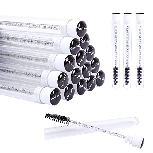 Colorful Lash Pattern Disposable Mascara Brushes - 60 Pcs
