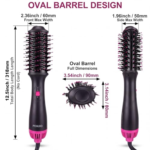 5-in-1 Hair Dryer Brush with Ionic Ceramic - Medium to Long Hair