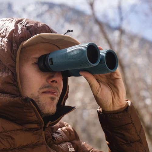 Nocs Provisions Pro Issue 8x42 Waterproof Binoculars, 8X Magnification, Phase Coated Bak4 Prism, Wide View Multi-Coated Lenses for Bird Watching, Wildlife Viewing & Stargazing - Alpine Green