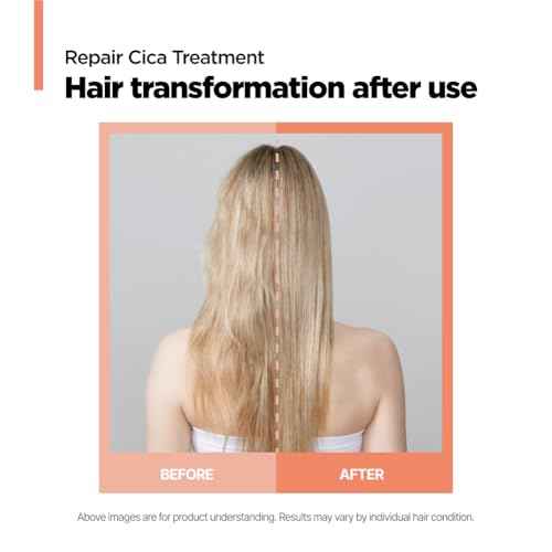 AMOS PROFESSIONAL Repair Cica Hair Mask l Repairs, Strengthens, & Nourishes for Split Ends & Breakage, Reverse Hair Damage from Bleach, Color, Chemical Services, 6.7 fl. oz.