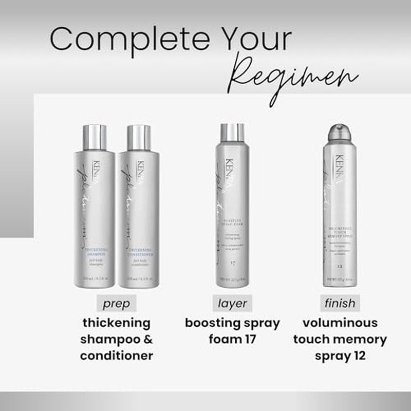 Kenra Platinum Voluminous Touch Memory Hairspray 12 - 96 Hour Hold