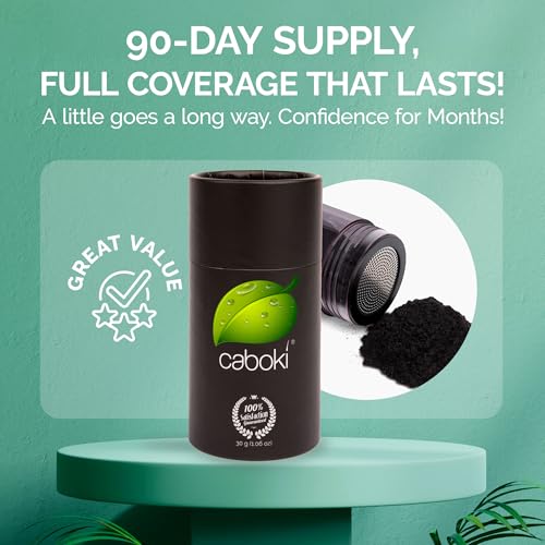 Caboki Hair Fibers Auburn 30g – Plant-Based Thickening Powder