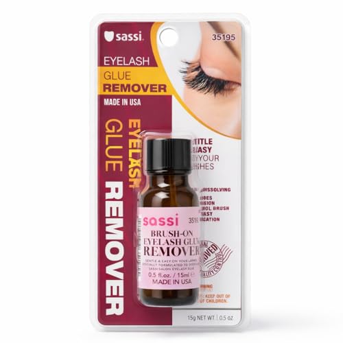 Sassi Brush-On Eyelash Glue Remover 0.5 oz