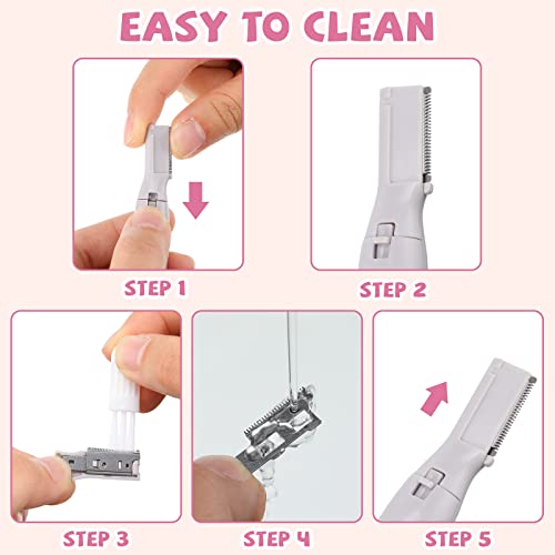 Precision Eyebrow Trimmer for Women - Portable Electric Shaver