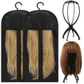 Wig Storage Bag with 2 Stand Holders - Travel Set