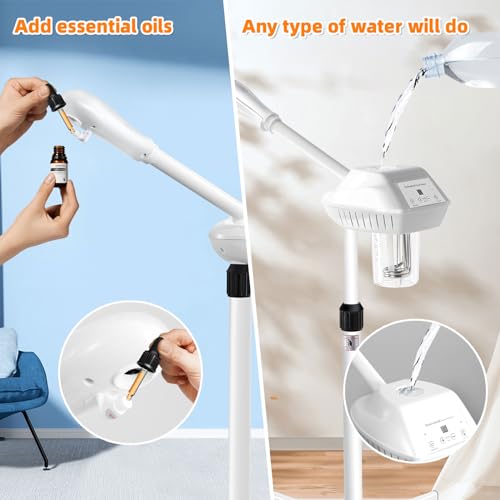 Professional Facial Steamer with Ozone & Wheels