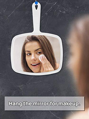 OMIRO Hand Mirror with Handle, 6.3" Handheld Mirror