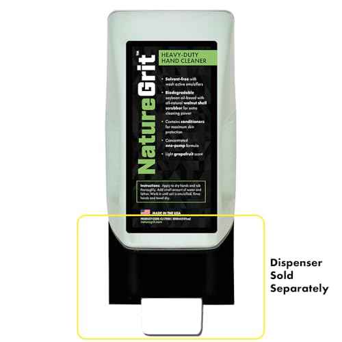 NatureGrit ? Heavy Duty Industrial Hand Soap Cleaner Refill ? Walnut Shell Conditioners for Skin Protection for Auto Mechanics, Manufacturing, and Anyone with Working Hands - 3-liter (Single Refill)