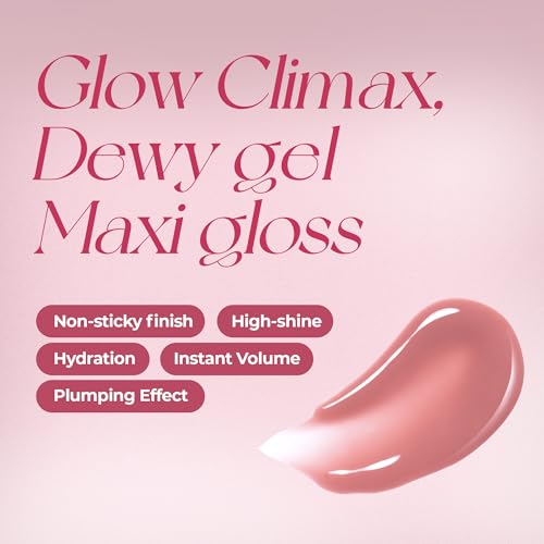 WAKEMAKE Squid Game Dewy Gel Maxi Gloss - Long-Lasting Lip Set