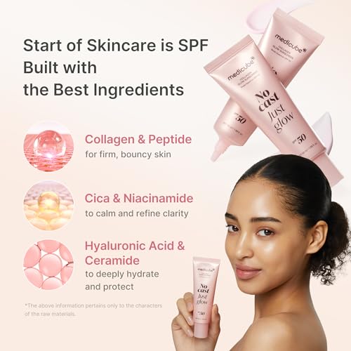 Medicube Sunscreen SPF 50 - Hydrating, No White Cast Formula