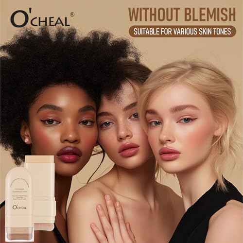 O'CHEAL Concealer Foundation Stick with Brush - Full Coverage