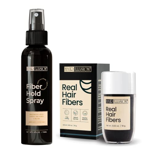 Hair Illusion Black Hair Building Fibers - 18g