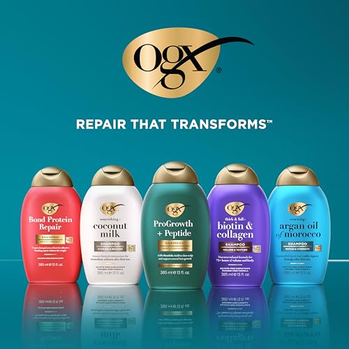 OGX Coconut Milk Shampoo & Conditioner Set, Sulfate Free, 2 x 13 fl oz