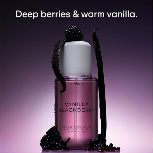 PHLUR Vanilla Blackberry Body Mist 8 Fl Oz - Hair & Body Spray