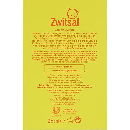 Zwitsal Baby Eau de Toilette Perfume 95ml