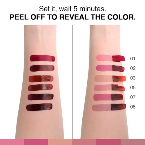 FeiCuiYun Peel Off Matte Lip Stain - Wine Red Long Lasting
