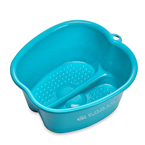 Heavy-Duty Foot Spa Basin with Massage Nodes - Blue