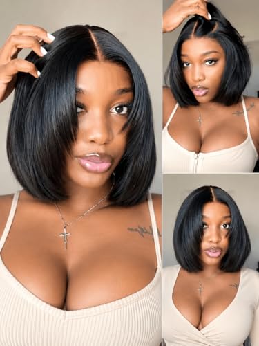 Nadula Yaki Straight Bob Drawstring Wig 10in 180% Density