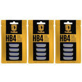 HeadBlade Men's HB4 Refill Shaving Razor Blades - 4 Stainless Steel Blades for No Tugging or Pulling, Shave Less, Works for Face, Body, and Scalp (12 Blades) 3 Pack