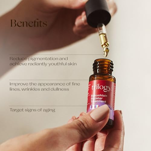 Trilogy Bakuchiol+ Booster Treatment, Natural Retinol Alternative, 0.51 fl oz