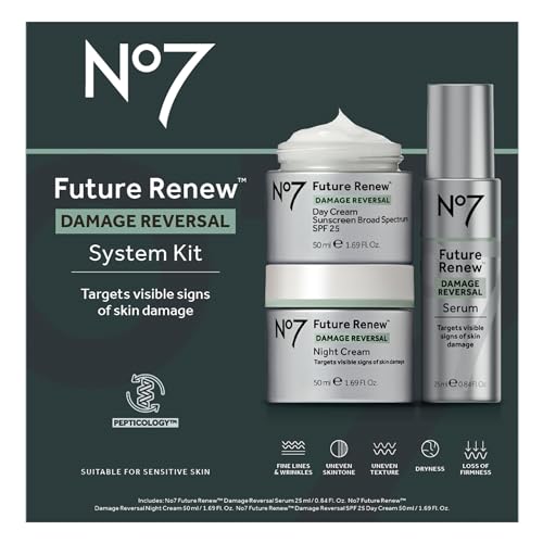 No7 Future Renew Damage Reversal Skincare Set – 3-Piece