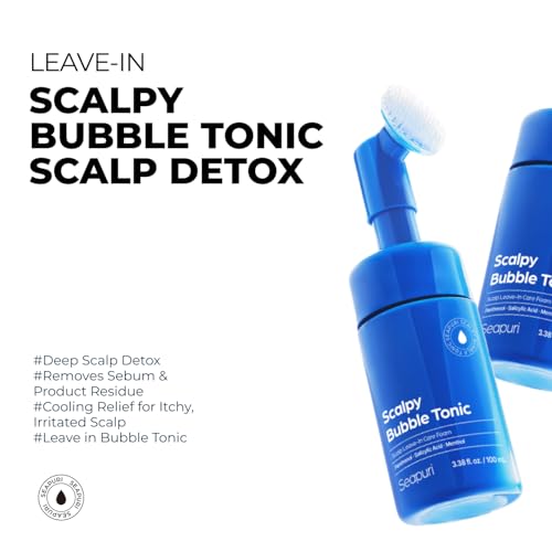 Seapuri Scalpy Bubble Tonic Scalp Treatment - Hair Retention & Shedding Relief