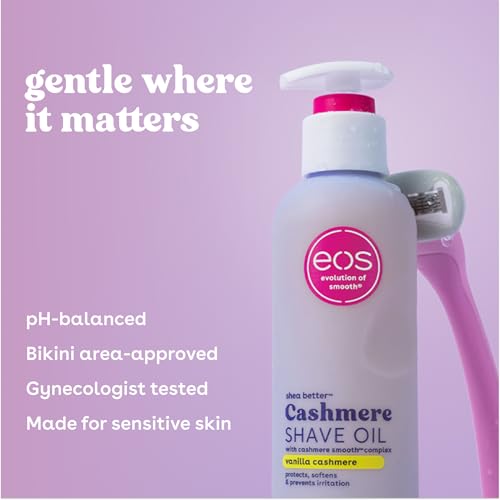 eos Vanilla Cashmere Shave Oil – 6 oz Moisturizing