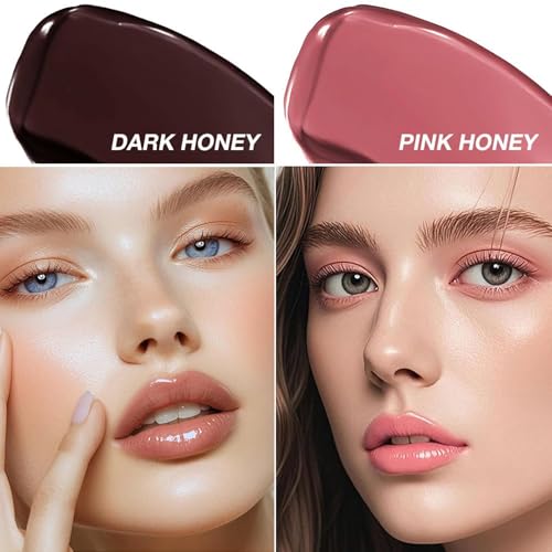 Honey Tinted Lip Balm 2-Pack – Sheer Hydrating Lip Tint & Gloss