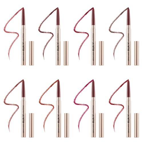 PHOFAY 8-Color Matte Velvet Lip Liner Set