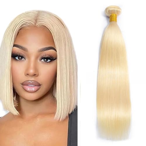 Freiuoke 613 Straight Blonde Human Hair Bundle - 14 Inch