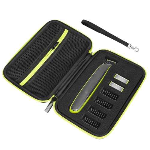 EcoVibe EVA Protective Shaver Hard Case Compatible with Philips One Blade QP2724/90 QP2834/70 QP2630/72 Hybrid Electric Trimmer Hard Portable Storage Carrying Case for Shavers and Accessories