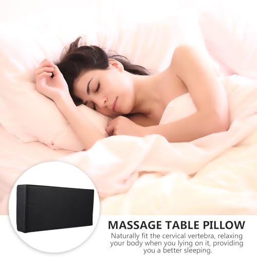 HEALLILY PU Leather Massage Bolster Pillow for Beauty Salon & Spa