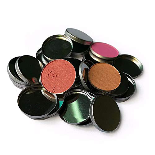 30 Pack Empty Round Metal Eyeshadow Pans 26mm Magnetic Palette