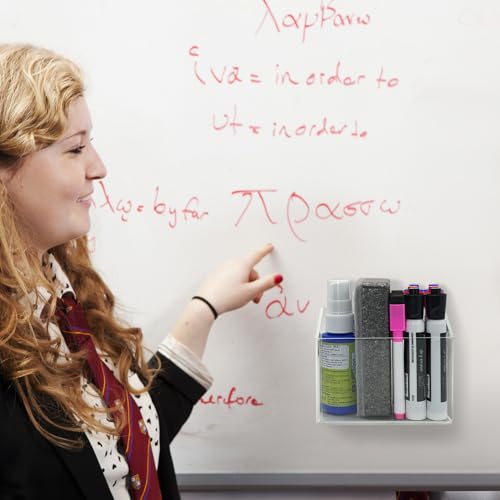 Magnetic Dry Erase Marker Holder for Whiteboards and Fridges