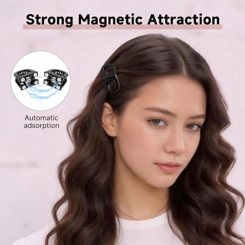 Magnetic Hair Clips for Women - Strong Hold, No Slip & No Crease