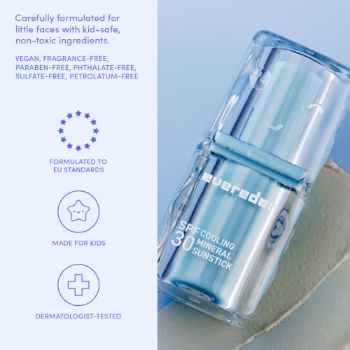 Evereden SPF 30 Kids Mineral Sunscreen Stick, Cooling Formula