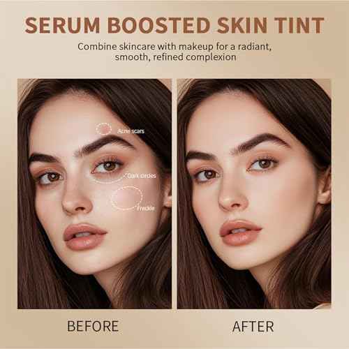 Foundation Stick Beauty Balm Serum Boosted Skin Tint, Serum Boosted Skin Tint Balm, Solid Tinted Moisturizing SerumContour Stick Foundation FaceStick, Longwear ContourStick, Natural Finish (#3)