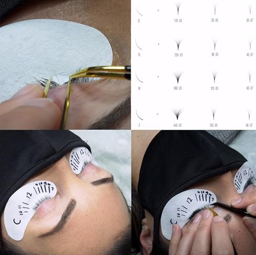 FLUFFBERRY Easy Fan Lashes D Curl Volume Extensions 16mm