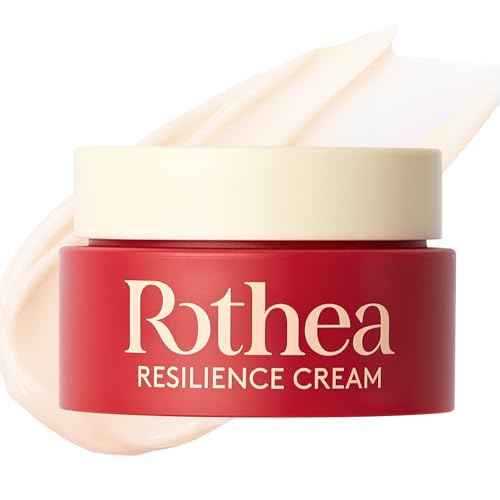 Rothea Resilience Cream, Anti-Aging with Bakuchiol 10,000ppm (Natural Retinol Alternative), Face Moisturizer, Neck Cream with Collagen, Ceramides, Peptides, Niacinamide, Korean Skin Care, 0.5 oz
