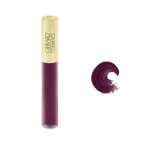 Gerard Cosmetics HydraMatte Liquid Lipstick Wine Down | Wine Lipstick with Matte Finish | Long Lasting and Non-Drying | Super Pigmented Fully Opaque Lip Color